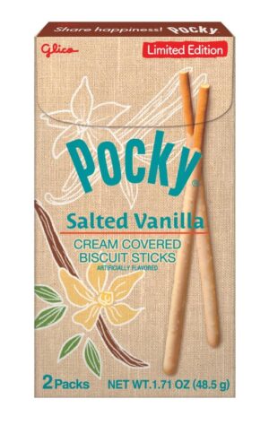 Pocky Limited Edition Salted Vanilla Cream Biscuit Sticks 1.7oz 12ct